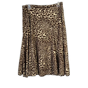 Jones & Co. Petite Size XL Large Animal Print Skirt